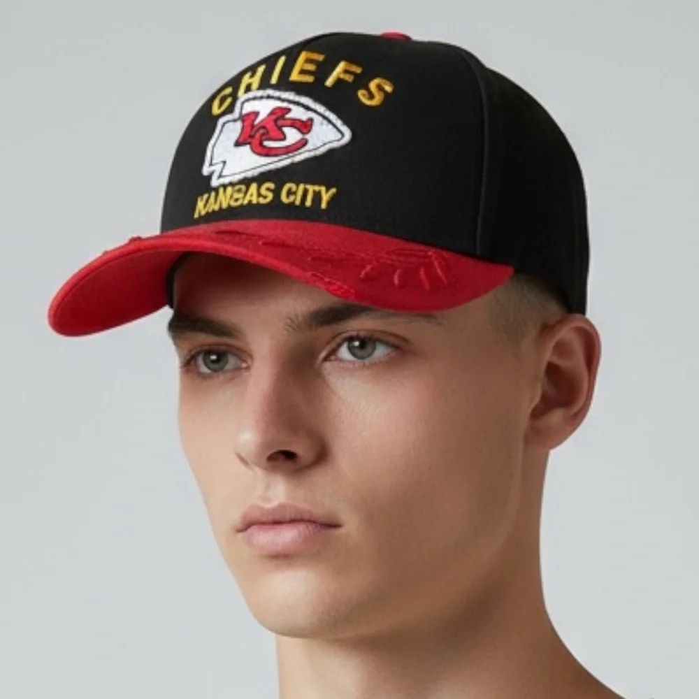 New Era Kansas City Chiefs Cap‎ - Black and Red